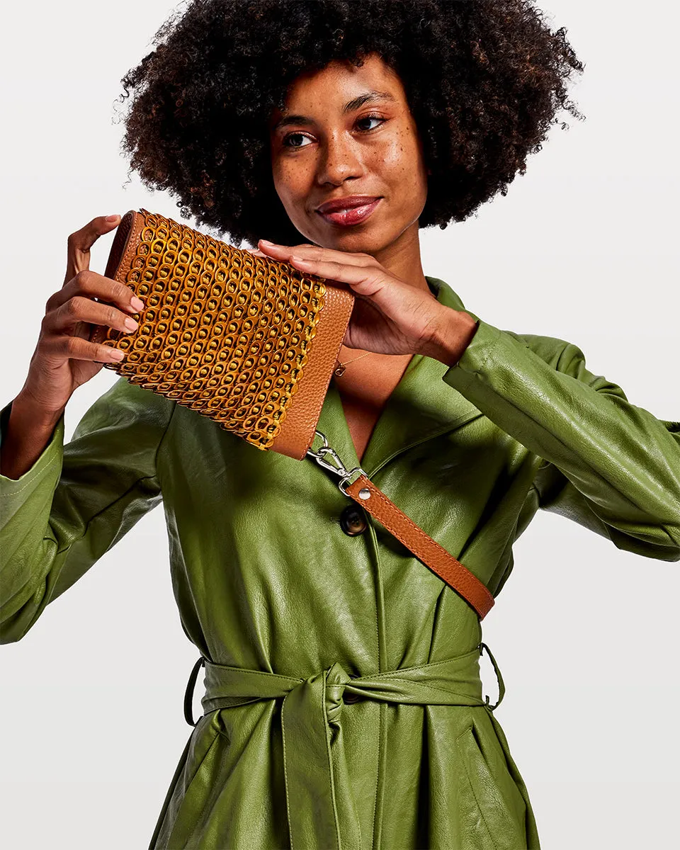 Analuisa Anodised Crossbody Bag