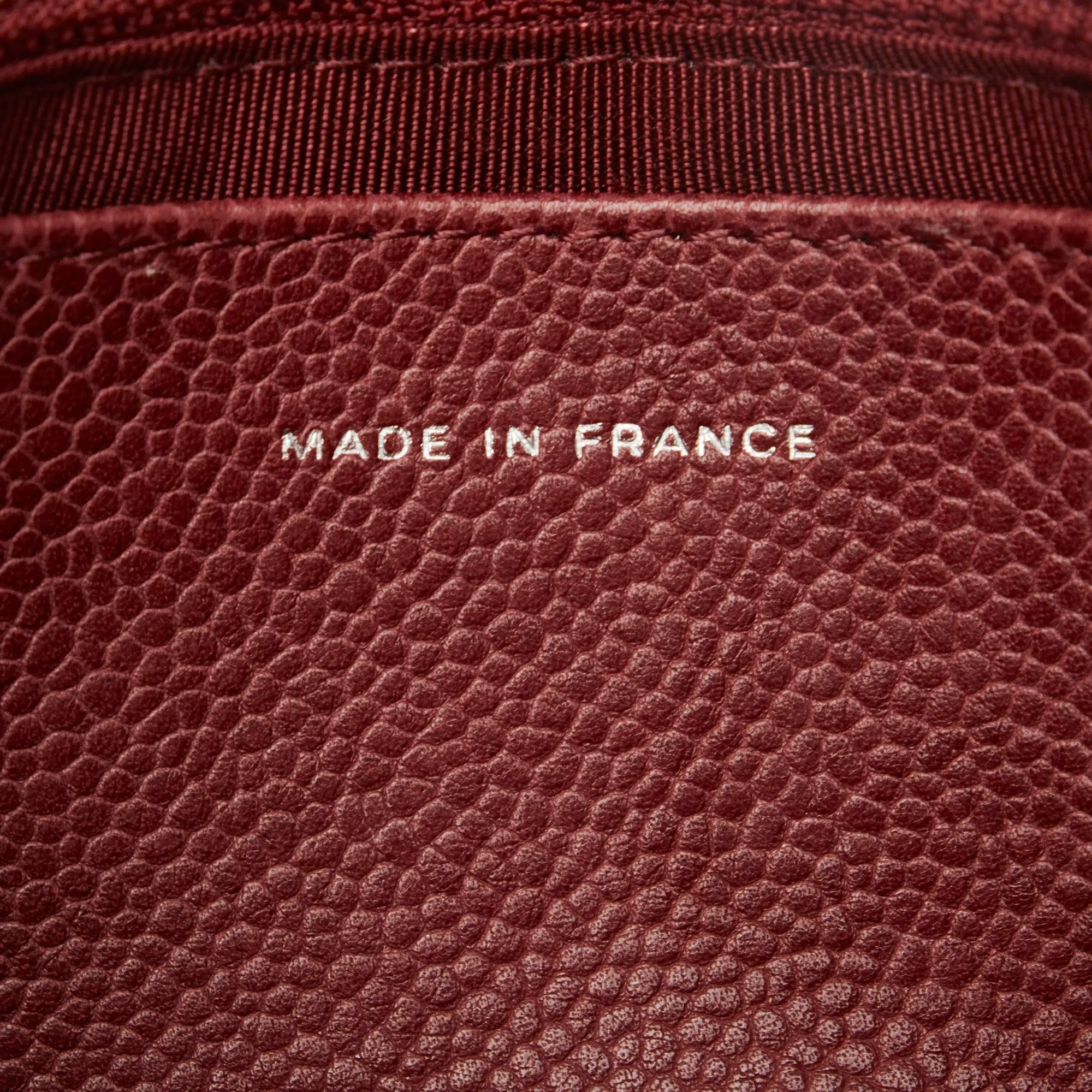 Chanel Caviar CC Half Moon Flap Crossbody Bag