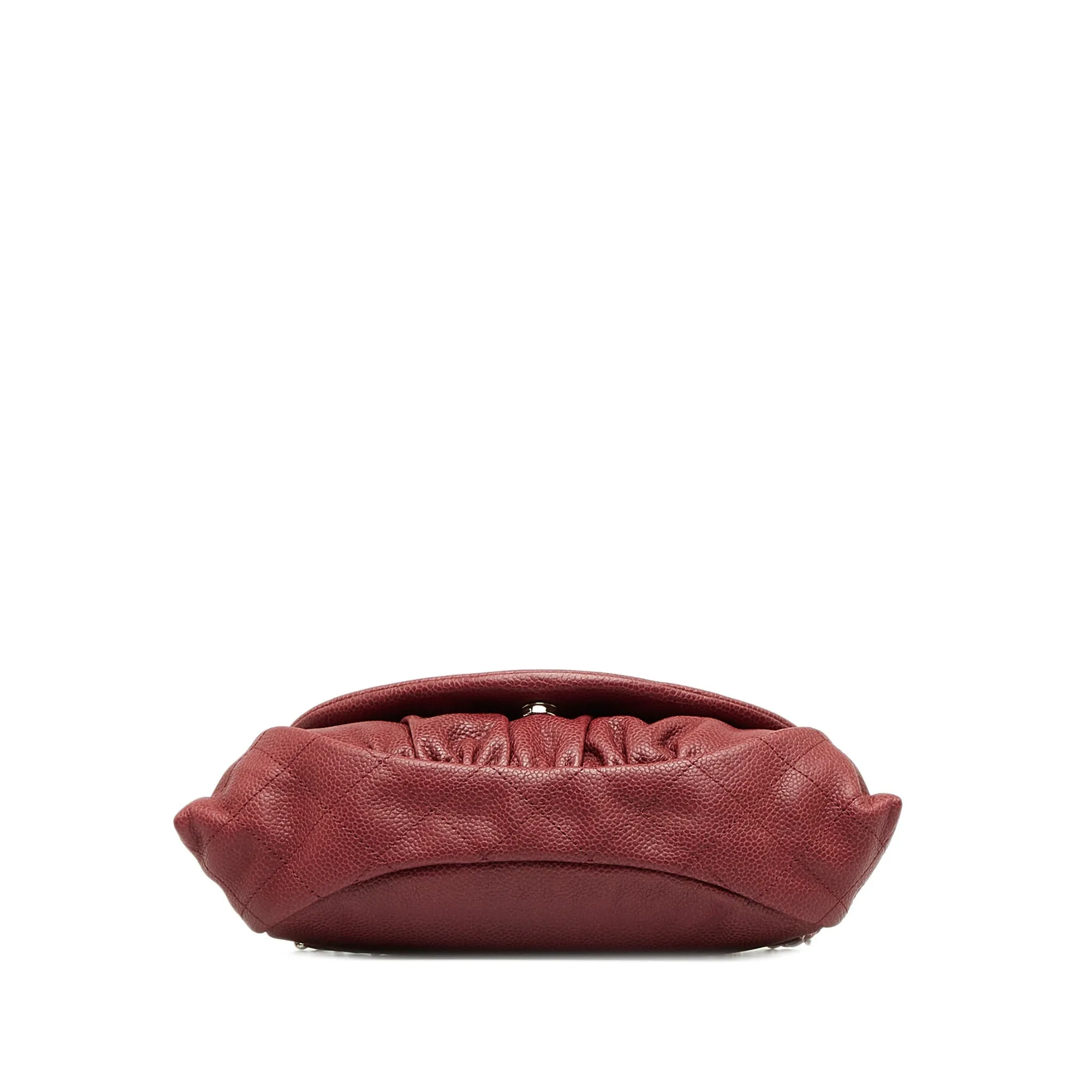 Chanel Caviar CC Half Moon Flap Crossbody Bag
