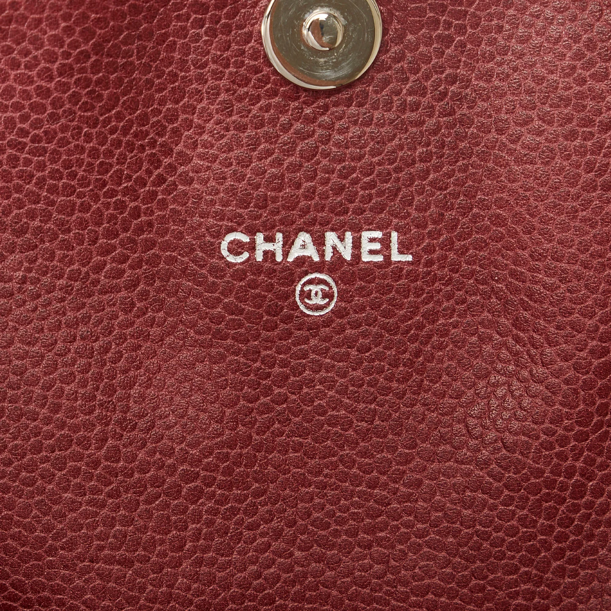 Chanel Caviar CC Half Moon Flap Crossbody Bag