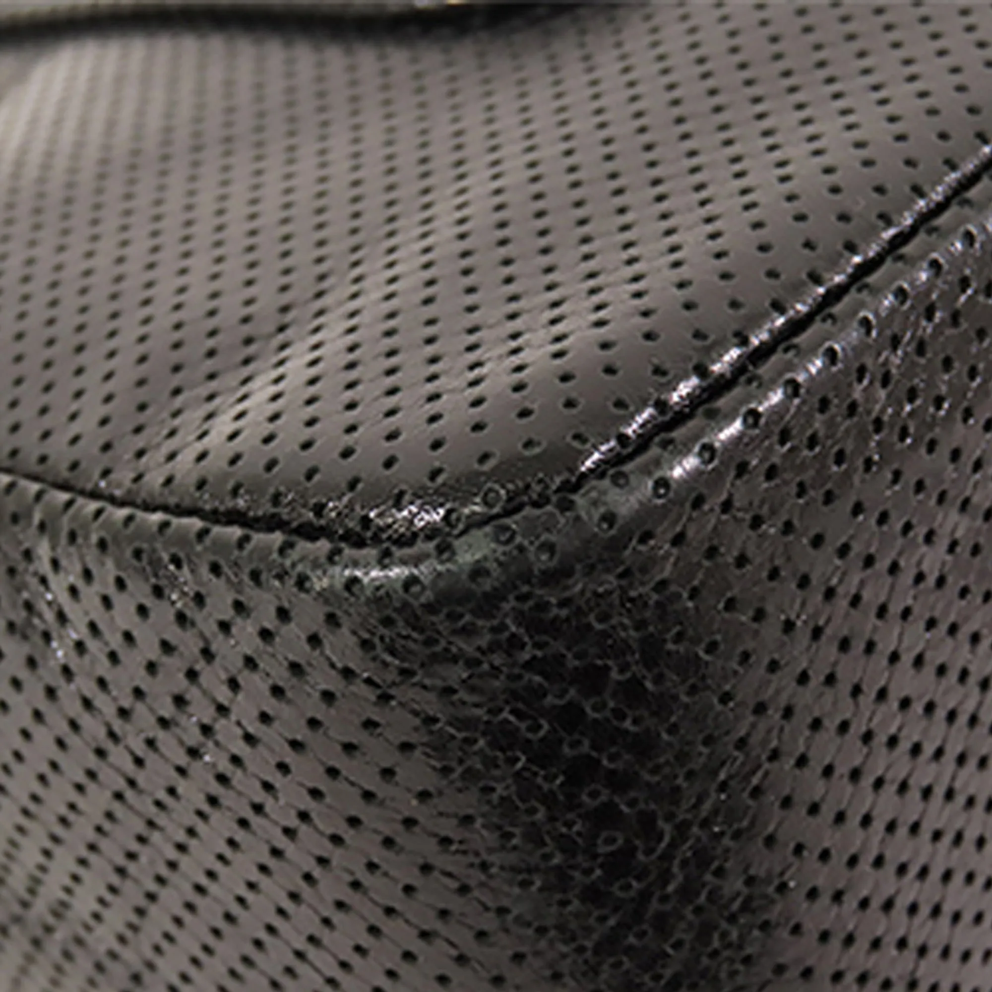 Chanel CC Perforated Leather Flap Crossbody Bag