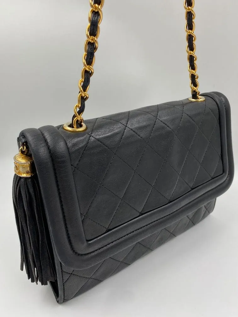Chanel Vintage Flap Bag w Tassel