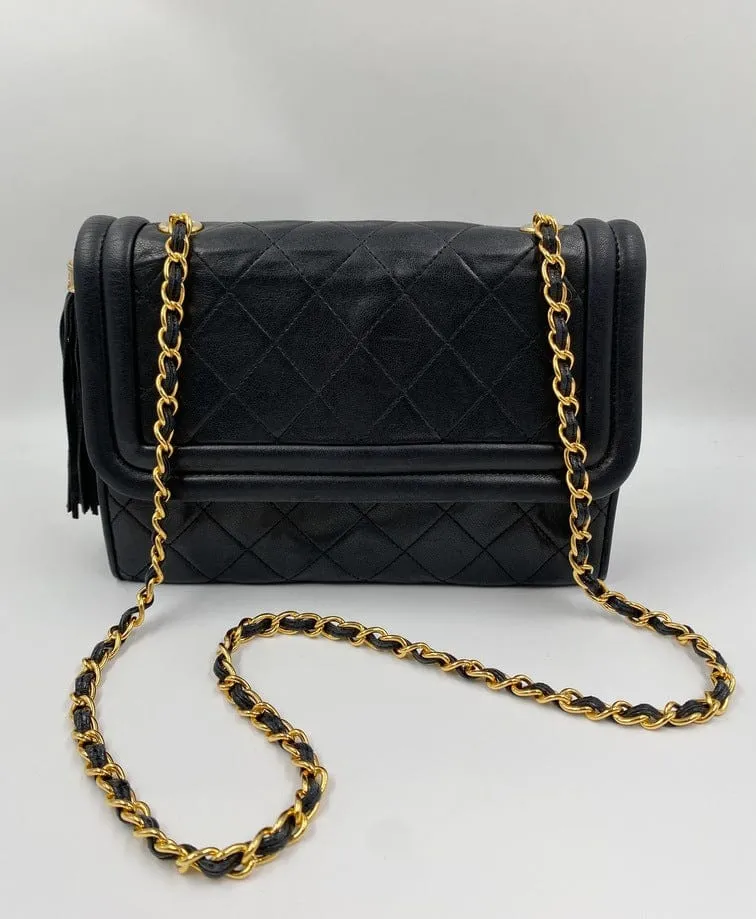 Chanel Vintage Flap Bag w Tassel