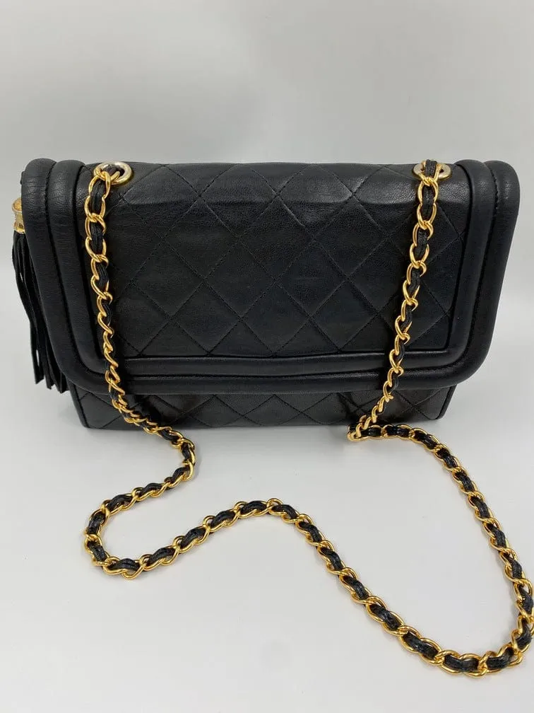Chanel Vintage Flap Bag w Tassel