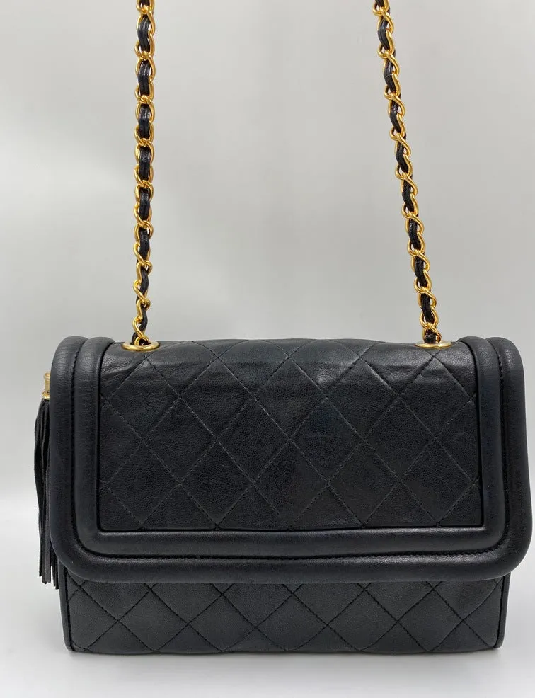 Chanel Vintage Flap Bag w Tassel