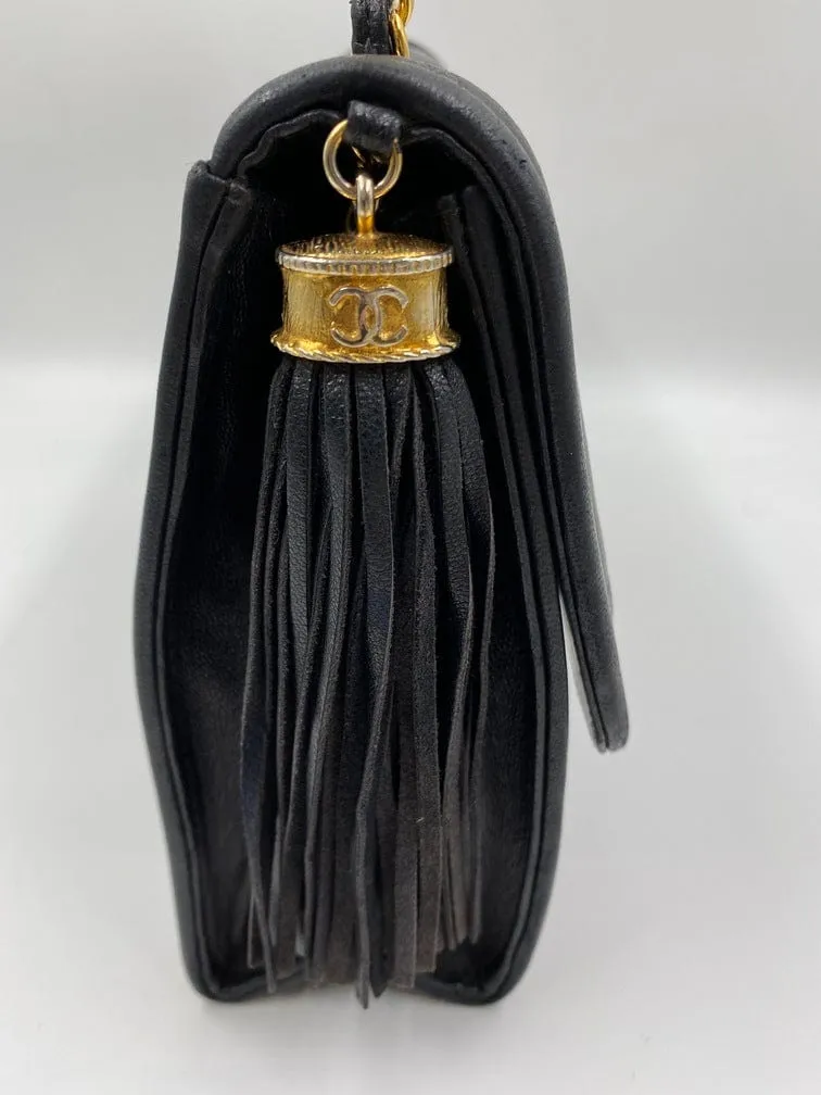 Chanel Vintage Flap Bag w Tassel