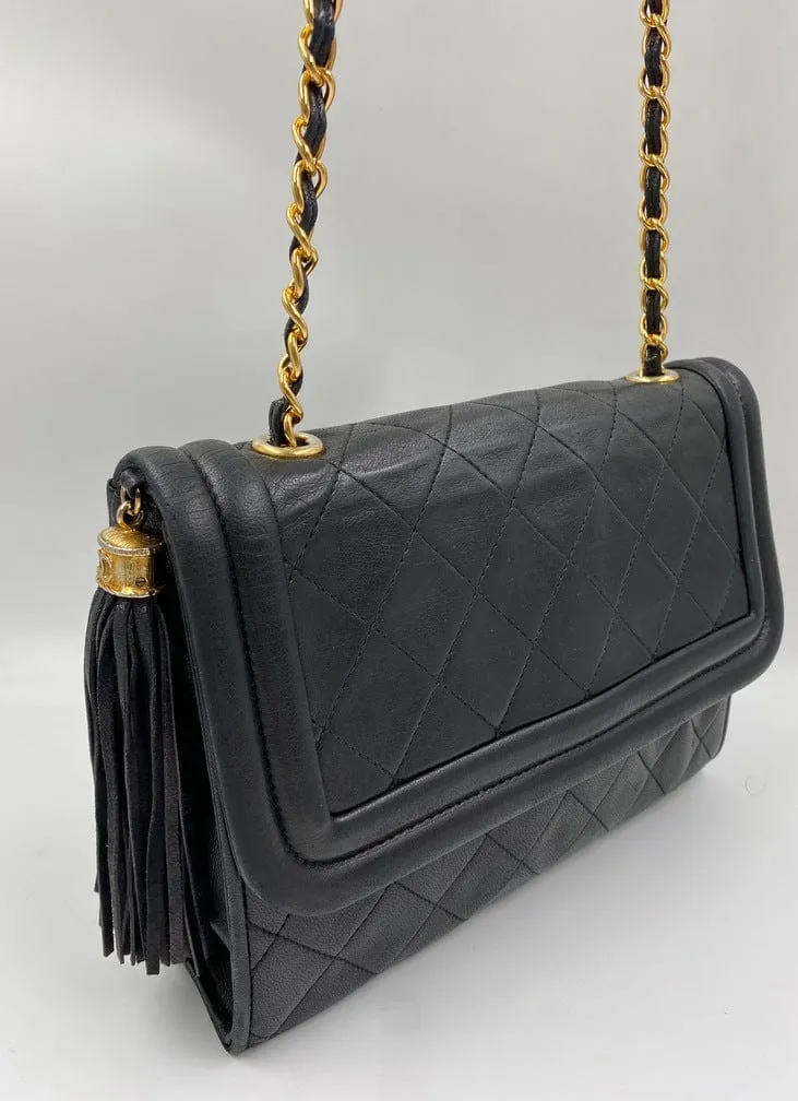 Chanel Vintage Flap Bag w Tassel