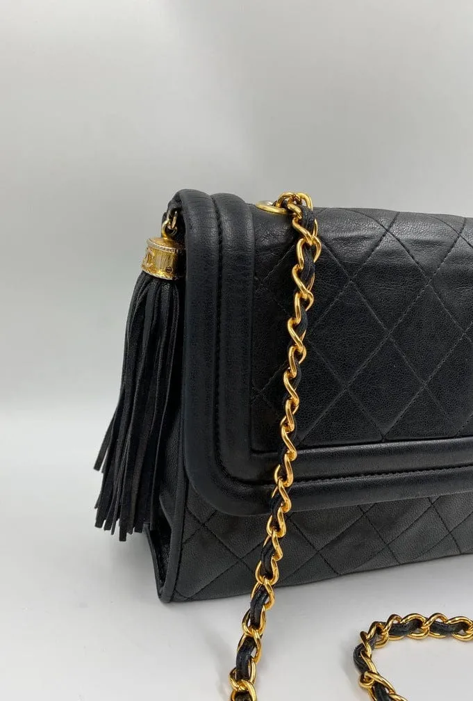 Chanel Vintage Flap Bag w Tassel