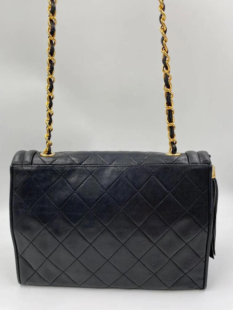 Chanel Vintage Flap Bag w Tassel