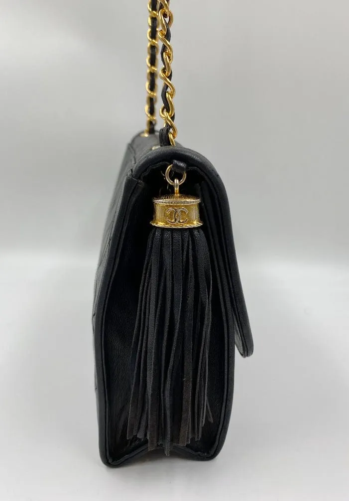 Chanel Vintage Flap Bag w Tassel