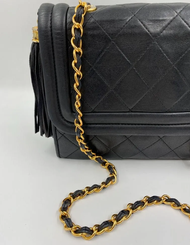 Chanel Vintage Flap Bag w Tassel