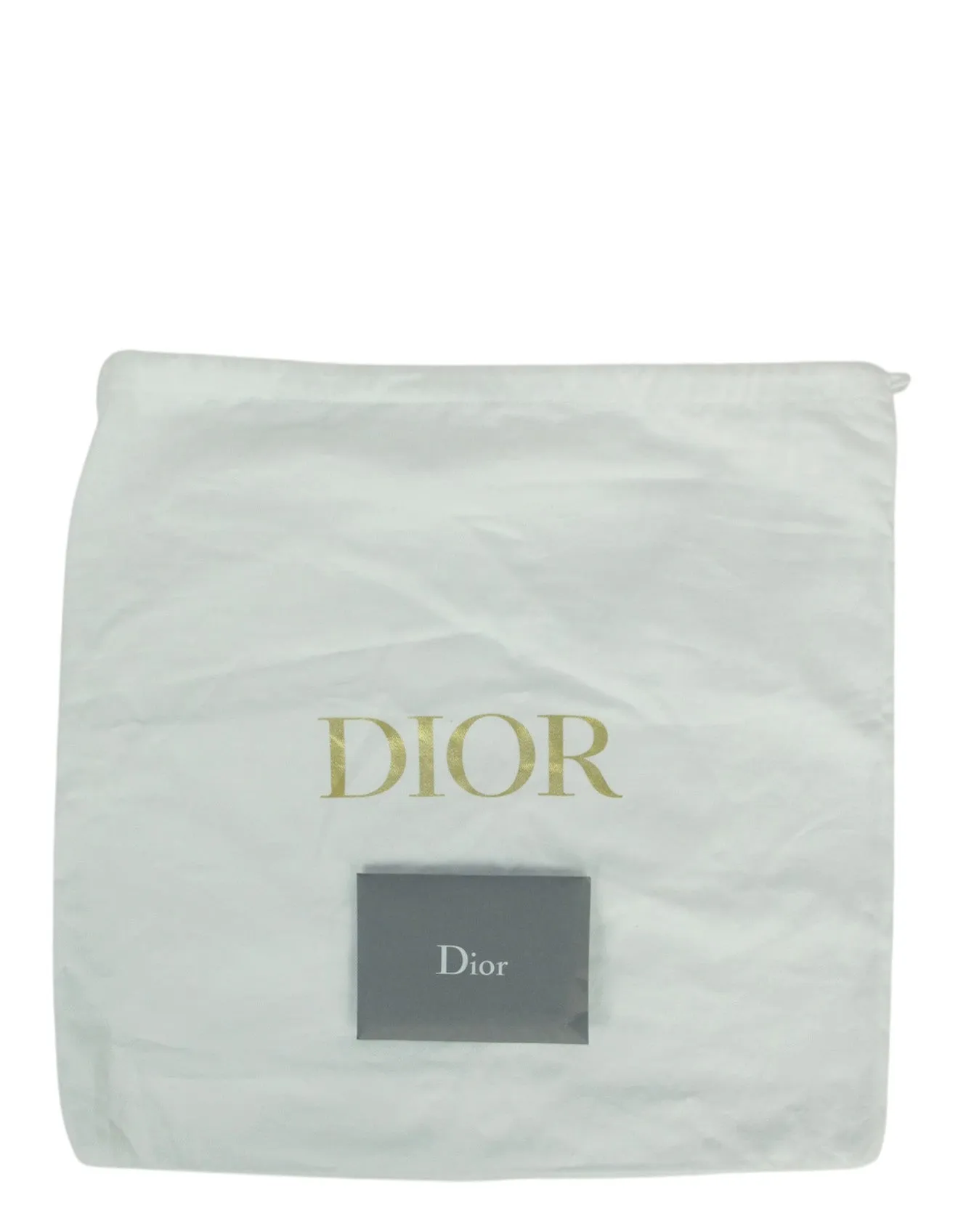 Christian Dior Black Calfskin Saddle Bag w/ Strap