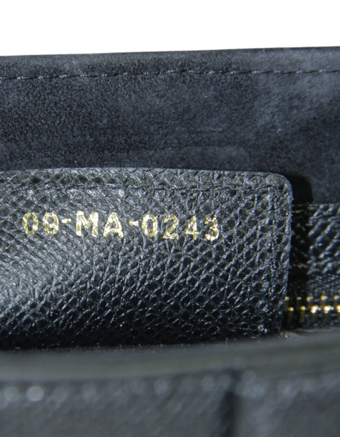 Christian Dior Black Calfskin Saddle Bag w/ Strap