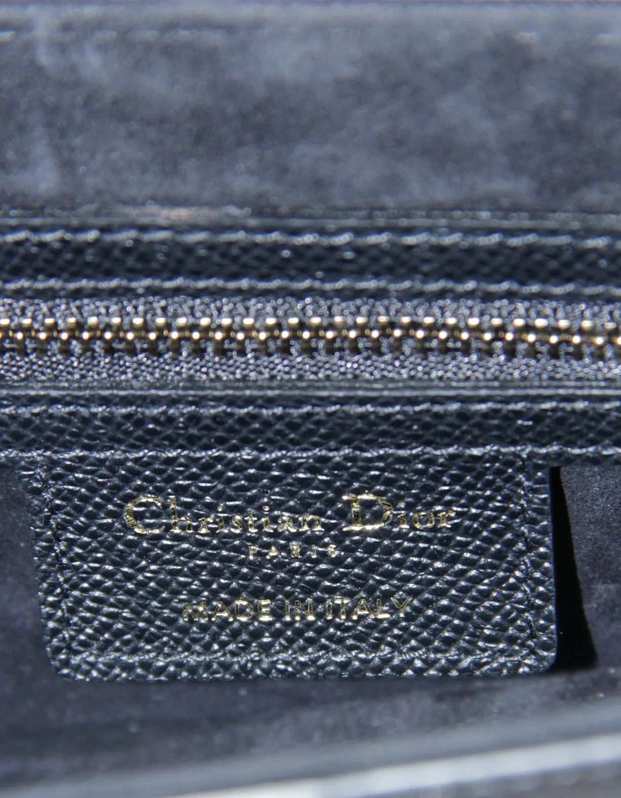 Christian Dior Black Calfskin Saddle Bag w/ Strap