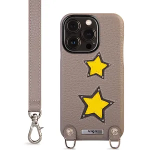 Custom Crossbody iPhone 15 Pro leather case