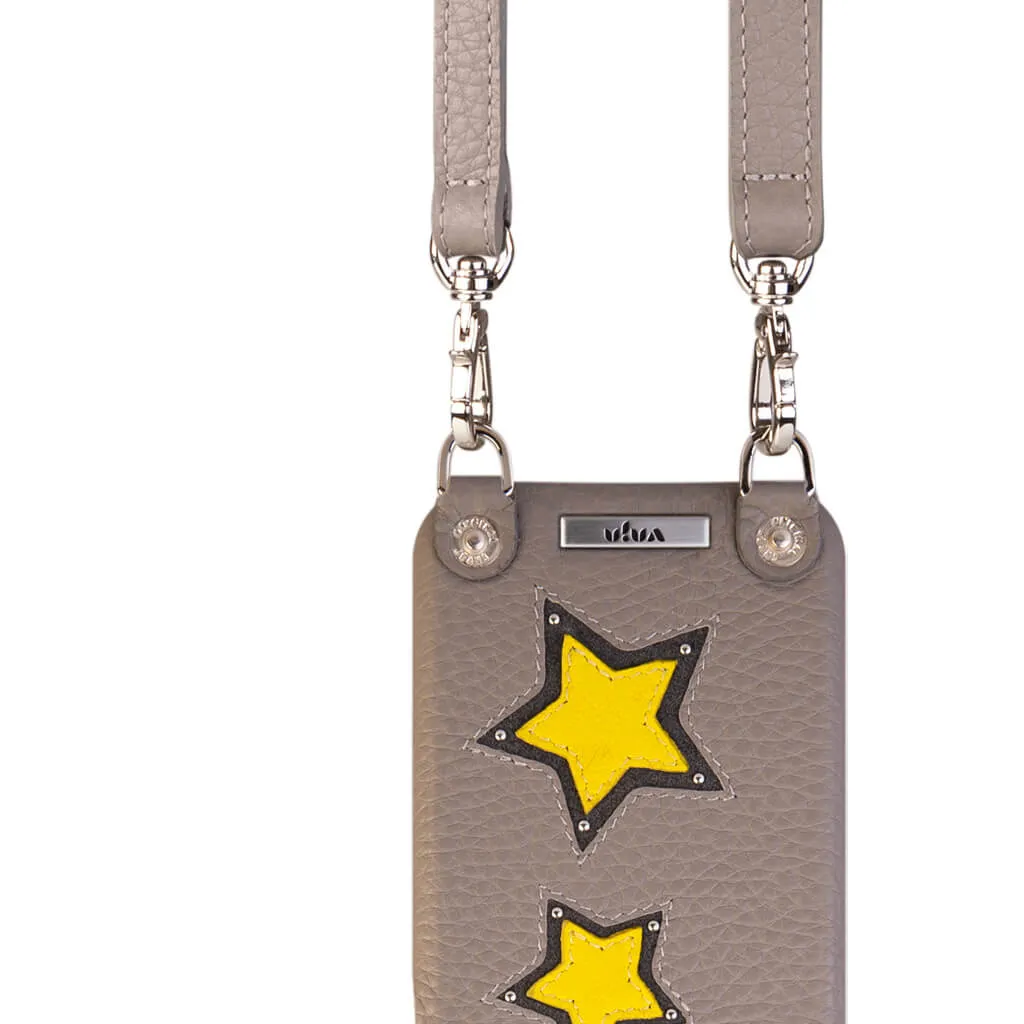 Custom Crossbody iPhone 15 Pro leather case