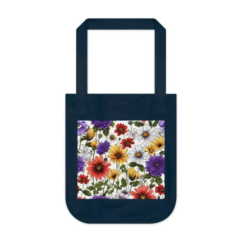 Dipaliz Organic Floral Canvas Tote Bag