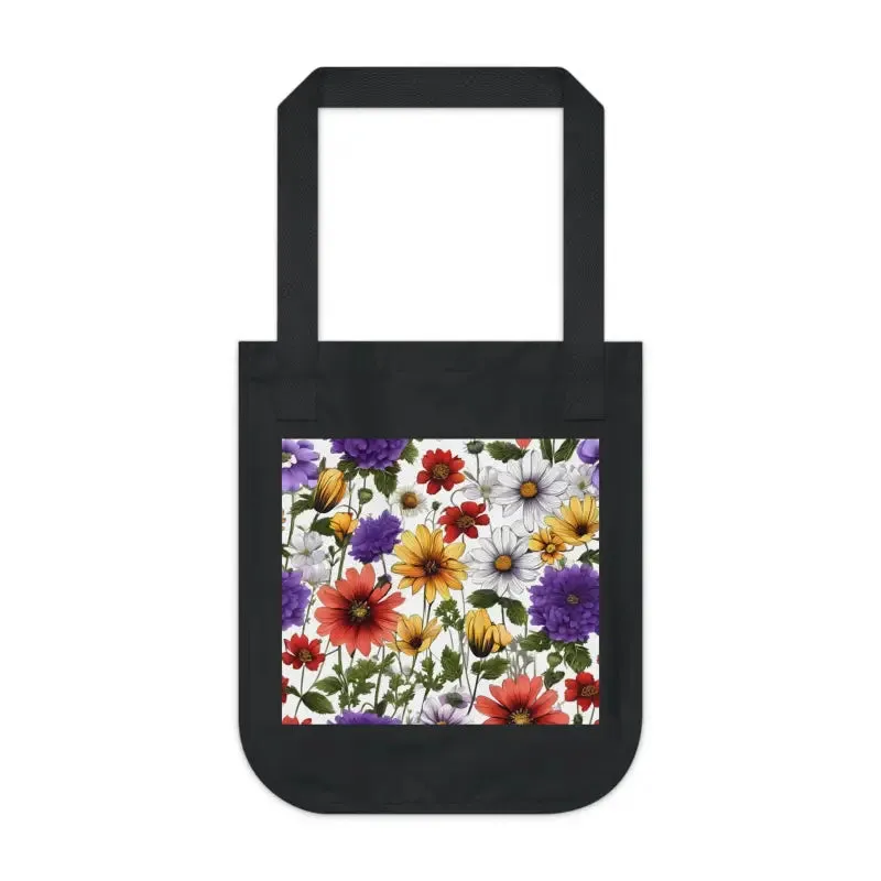 Dipaliz Organic Floral Canvas Tote Bag