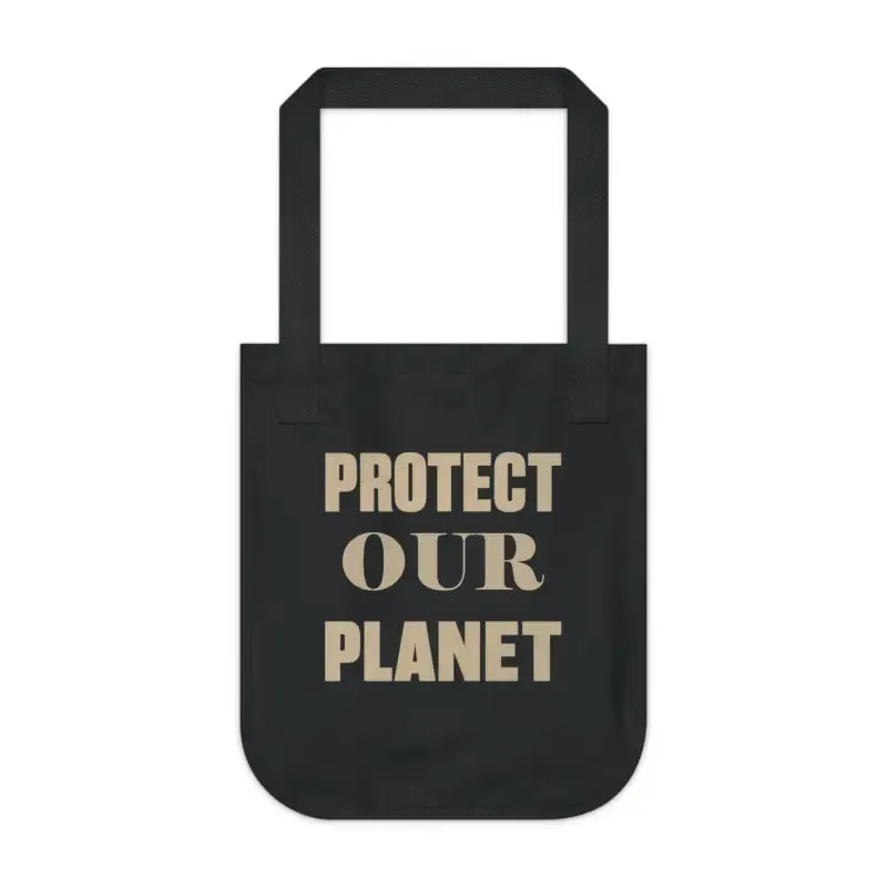 Eco Conscious Canvas Tote Bag Earth Day