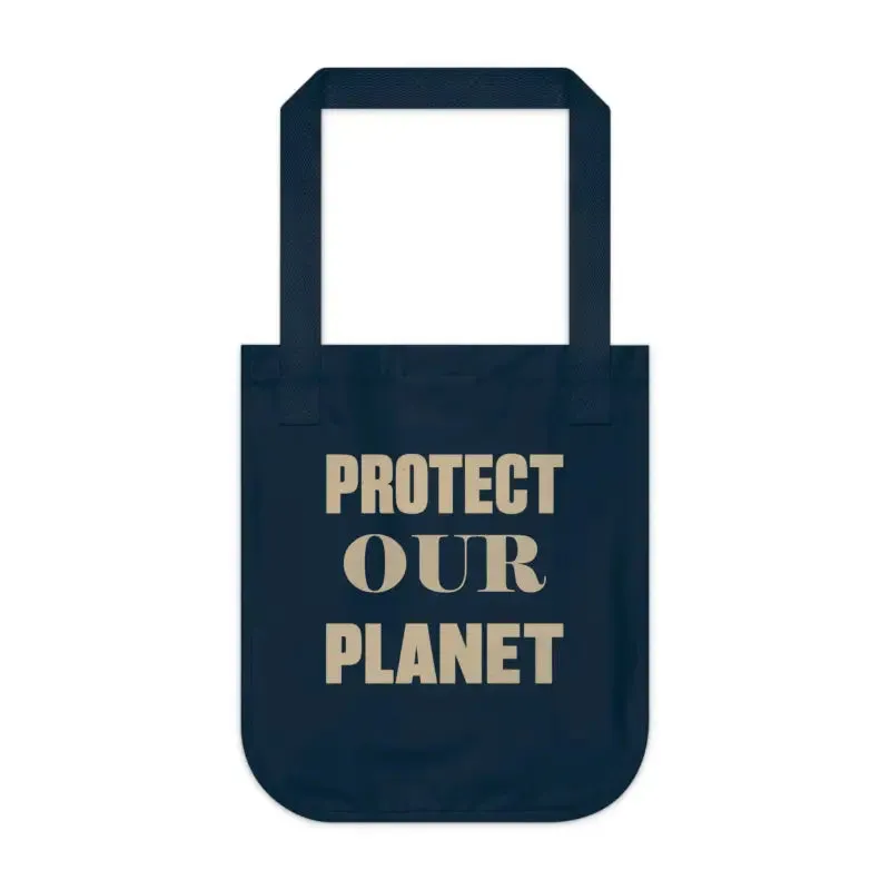 Eco Conscious Canvas Tote Bag Earth Day