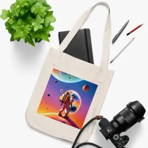 Eco Friendly Astronaut Canvas Tote Bags