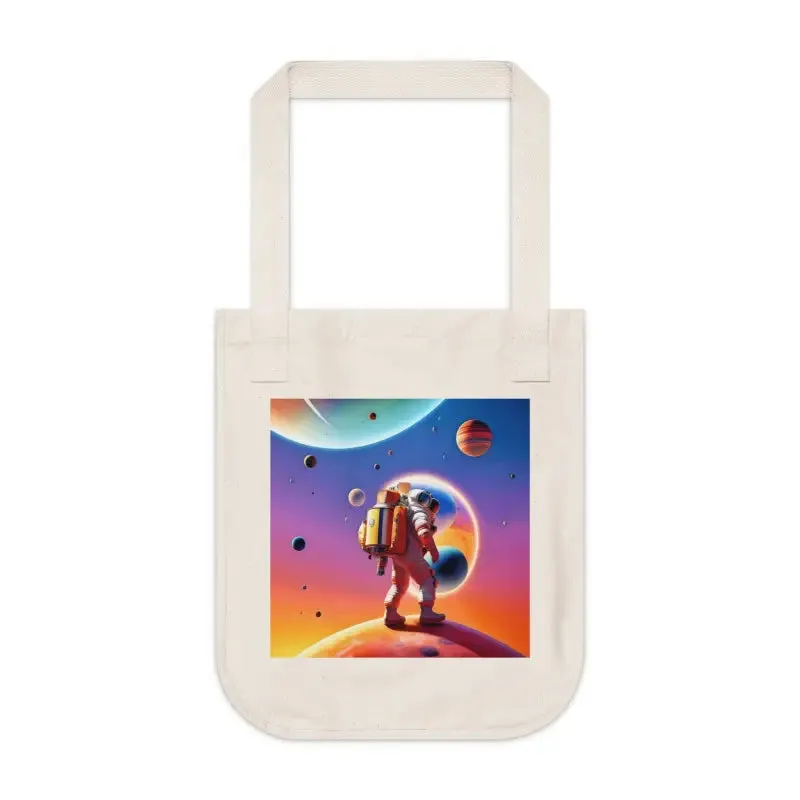 Eco Friendly Astronaut Canvas Tote Bags