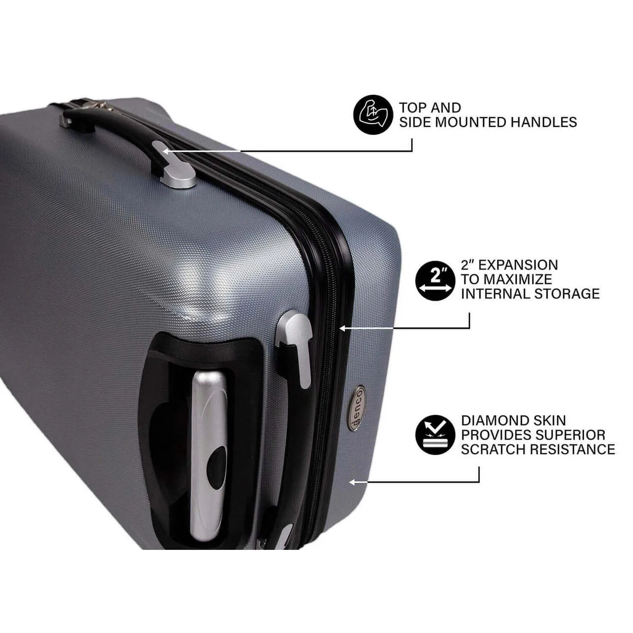 Miami Marlins Deluxe 2-Piece Backpack and Carry on Set in Black
