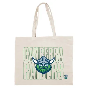 NRL Canvas Tote Bag - Canberra Raiders - Re-Useable Carry Bag