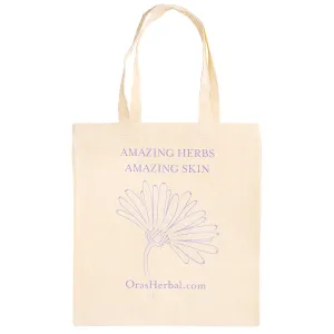 Ora's Herbal Canvas Tote Bag