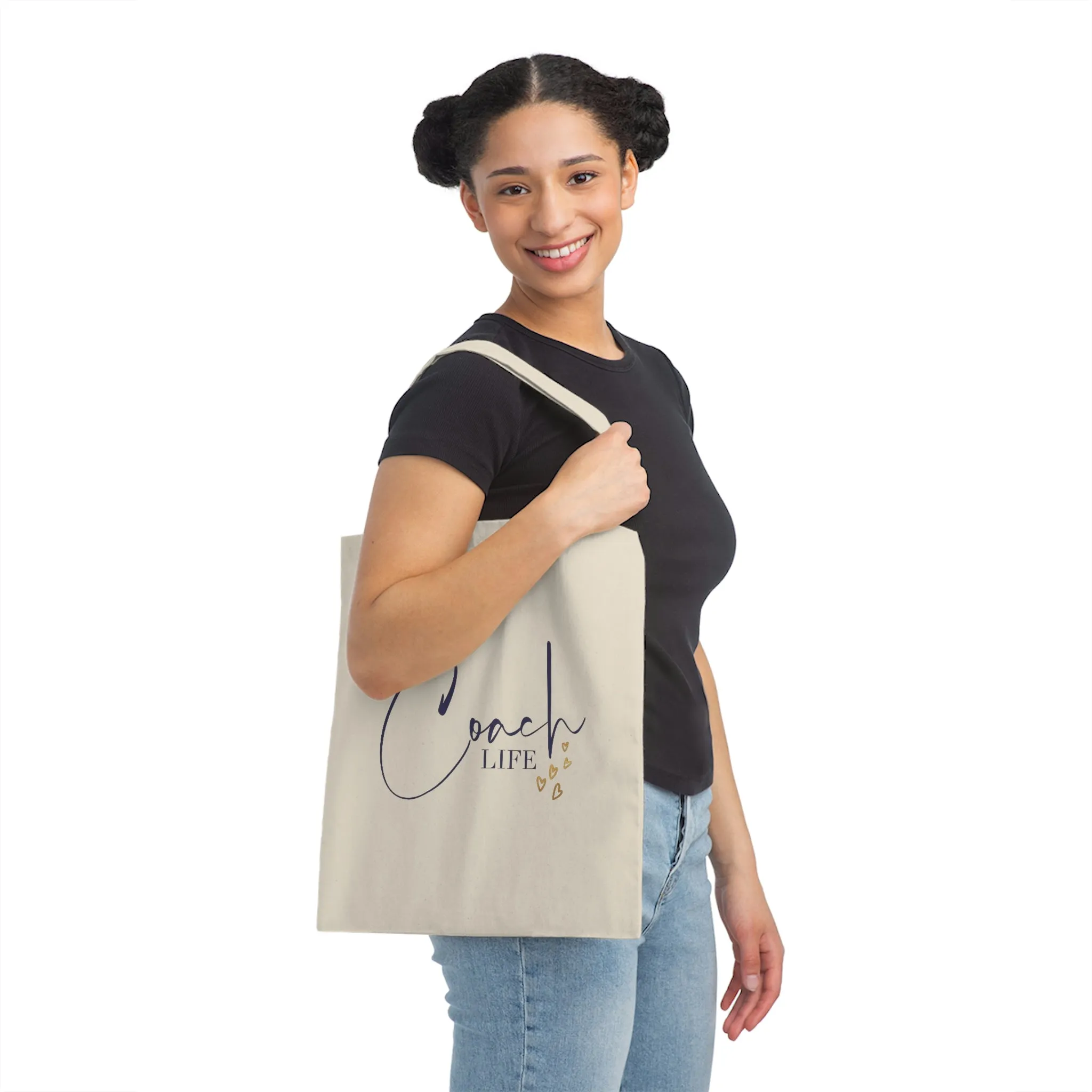"Coach Life" Canvas Tote Bag